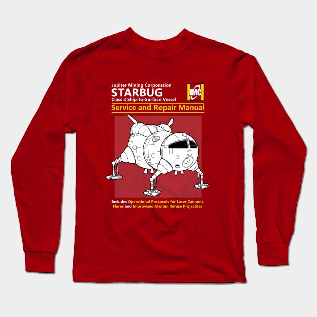 Starbug Service and Repair Manual Long Sleeve T-Shirt by adho1982